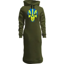 Худи платье "Череп с гербом"