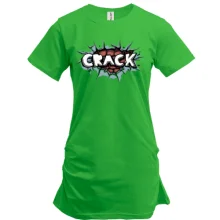 Туника с сердцем "Crack"