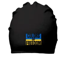 Хлопковая шапка с принтом COLORS OF FREEDOM