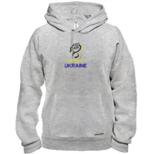 Толстовка с вышивкой Support Ukraine (Вышивка)