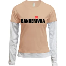 Жіночий лонгслів Комбі "Benderivka"