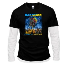 Комбінований лонгслів Iron Maiden - stand with Ukraine