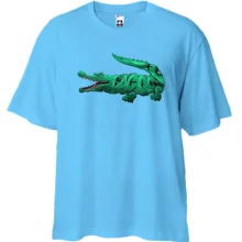 Футболка Oversize з крокодилом 