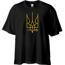 Футболка Oversize з Гербом України "Пульс"