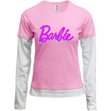Комбинированный лонгслив Barbie"party"