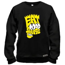 Свитшот Eat my shirts в виде Симпсона