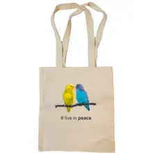 Сумка шоппер Live in peace
