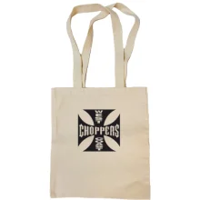 Сумка шоппер с лого West Coast Choppers