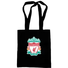 Сумка шопер з кольоровою емблемою Liverpool