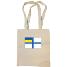 Сумка шоппер с флагом ВМФ Украины