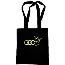 Сумка шопер Audi з короною