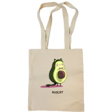 Сумка шоппер с котом авокадо (Avocat)