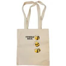 Сумка шоппер Crazy Bee Пчелы