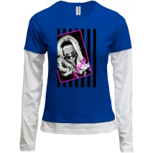 Комбинированный лонгслив Bad Barbie