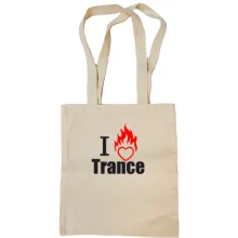 Сумка шопер I love Trance (3)