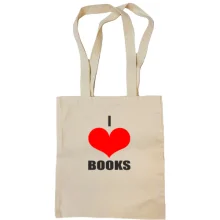 Сумка шоппер I love books
