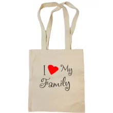 Сумка шоппер I Love My Family