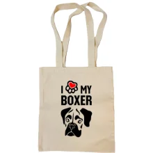 Сумка шоппер I love my boxer
