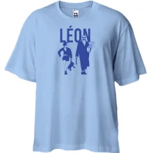 Футболка Oversize LÉON с силуэтами Леона и Матильды