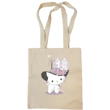 Сумка шопер hello kitty в капелюсі