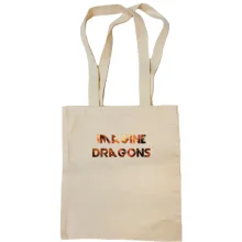 Сумка шоппер Imagine Dragons (огненный дракон)