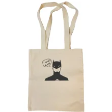 Сумка шоппер Batman - i work alone