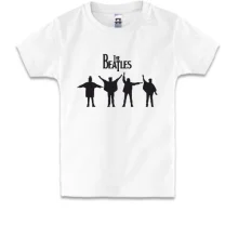 Детская футболка с силуэтами The Beatles в стиле Help!