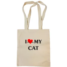 Сумка шоппер I love my cat