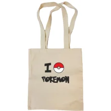 Сумка шопер I love Pokemon
