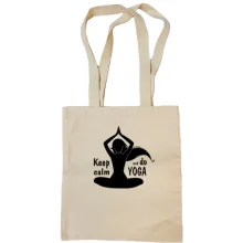 Сумка шоппер Keep Calm an Do Yoga