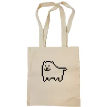 Сумка шоппер Undertale game dog (2)