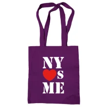 Сумка шоппер с надписью New york loves me