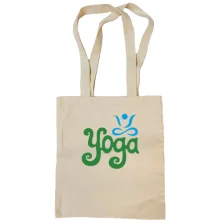 Сумка шоппер с надписью Yoga