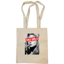 Сумка шоппер Bad girls have more fun