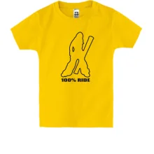 Дитяча футболка 100% Ride