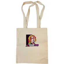 Сумка шоппер с задумчивым Lil Pump