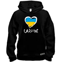 Худі BASE з надписью "Україна" і сердечком