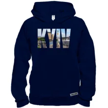 Худи BASE с надписью «KYIV» и панорамой Майдана