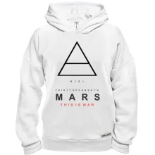 Худи BASE с логотипом 30 Seconds to Mars «This Is War»