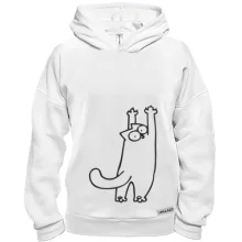 Худи BASE Simon's cat царапается