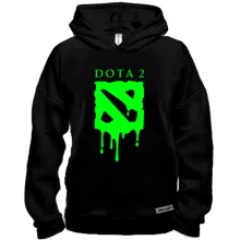 Худи BASE кислотный лого DOTA 2