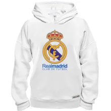 Худі BASE з кольоровою емблемою Real Madrid