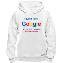 Худі BASE I dont need Google