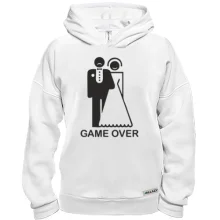 Худі BASE Game over із силуетами нареченого та нареченої