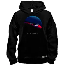Худи BASE с Теслой в космосе Starman