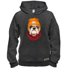 Худи BASE с бульдогом (Cool dog)