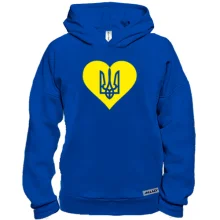Худи BASE с гербом Украины в сердце