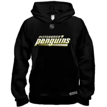 Худі BASE Pittsburgh Penguins з великим написом і логотипом NHL