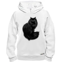 Худі BASE з чорним котом