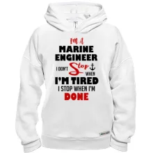 Худи BASE I'm marine engineer